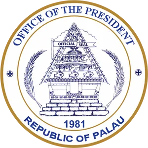 Palau Presidential Seal1981 PNG image