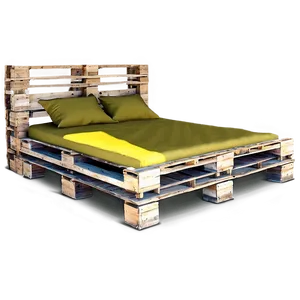 Pallet Bed Frame Png Uhw70 PNG image