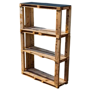 Pallet Bookshelf PNG 05242024 PNG