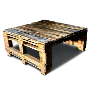 Pallet Coffee Table Png 2 PNG image