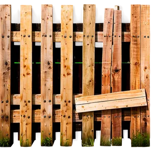 Pallet Fence Diy PNG Vco76