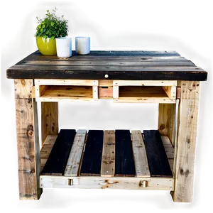 Pallet Kitchen Island Png 30 PNG image