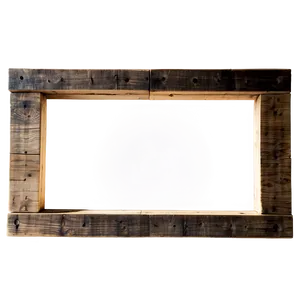 Pallet Wood Mirror Frame PNG Tif28 PNG