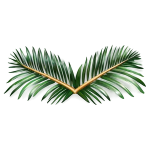 Palm Leaves Decoration PNG Gdx