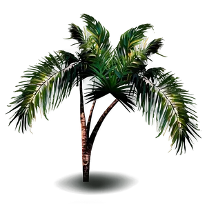 Palm Leaves Design PNG 05252024