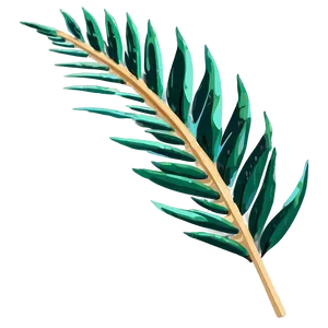Palm Leaves Pattern PNG 05252024
