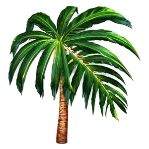 Palm Leaves Seamless PNG 96 PNG