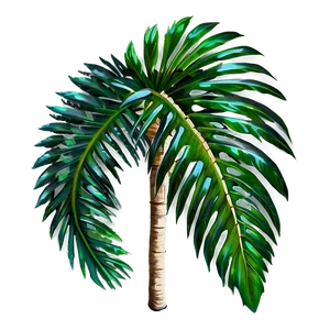 Palm Leaves Set PNG Fce82