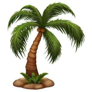 Palm Tree Emoji D PNG image