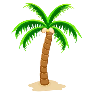 Palm Tree Illustration PNG 06122024 PNG