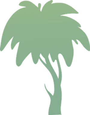 Palm Tree Silhouette PNG image