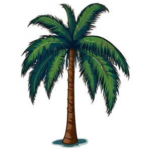 Palm Tree Silhouette Clipart PNG 06262024 PNG