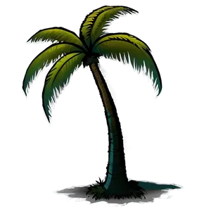 Palm Tree Silhouette Png 64 PNG image