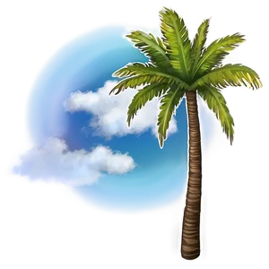 Palm Trees And Sky PNG 73