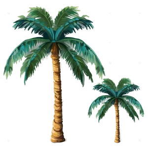 Palm Trees And Sky PNG Ucn