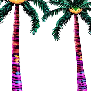 Palm Trees Border Design PNG Ark40 PNG