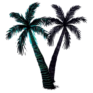 Palm Trees Silhouette Png Lvo36 PNG image