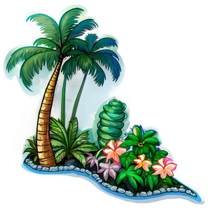 Palmera Garden Paradise Png Dyn PNG image