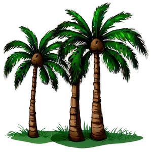 Palms In Windy Weather PNG Bbt PNG