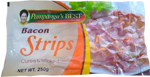 Pampangas Best Bacon Strips Package PNG image