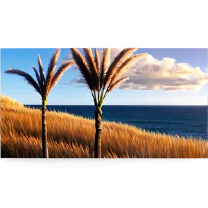 Pampas On Cliff PNG Bqr33 PNG
