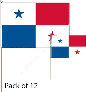 Panama Flag Design Elements PNG image