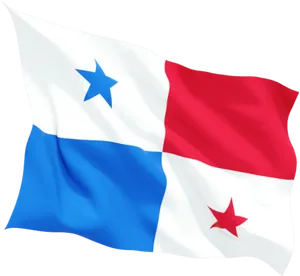 Panama Flag Waving PNG image