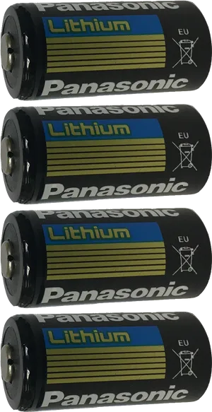 Panasonic Lithium Batteries Stacked PNG image