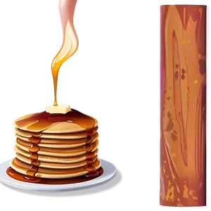 Pancake Stack Breakfast PNG Bqc99