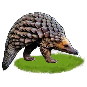 Pangolin In Nature Background Png Lmm75 PNG image