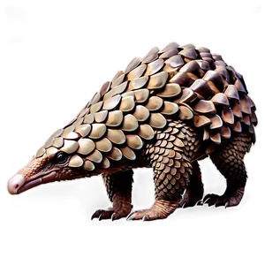 Pangolin Walking Animation PNG 96