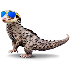 Pangolin With Sunglasses Cool PNG 34 PNG