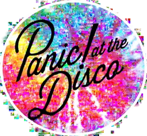 Panicatthe Disco Glitch Art PNG