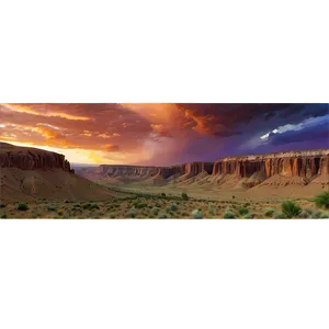 Panoramic Mesa Landscape PNG 06252024 PNG