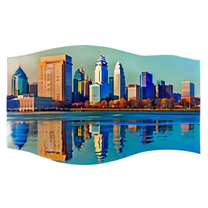 Panoramic Philadelphia Skyline Png Ajl PNG image