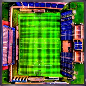 Panoramic Soccer Stadium PNG Vwp