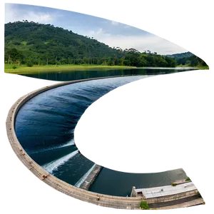 Panoramic View Of Valley Dam PNG Alj67
