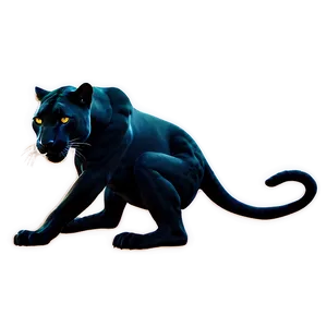 Panther At Night PNG Yto15 PNG