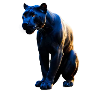 Panther Sketch PNG 67