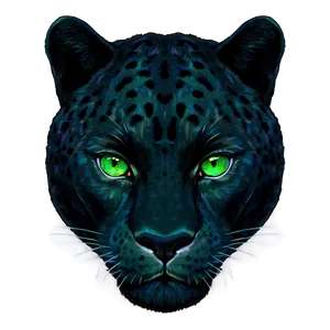 Panther With Green Eyes PNG Dki23 PNG