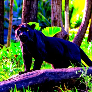 Panthers In Natural Habitat PNG Tpb57 PNG