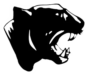 Panthers Team Logo Silhouette PNG image