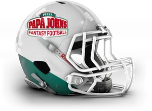 Papa Johns Fantasy Football Helmet PNG