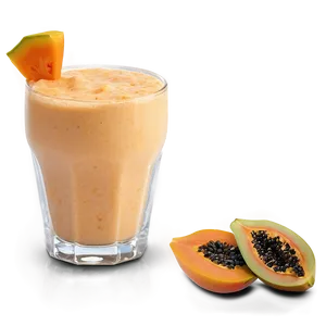 Papaya Digestive Smoothie Png 05212024 PNG image