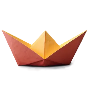 Paper Boat In The Sunset PNG Nxg47