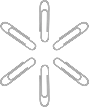 Paper Clips Pattern Background PNG image