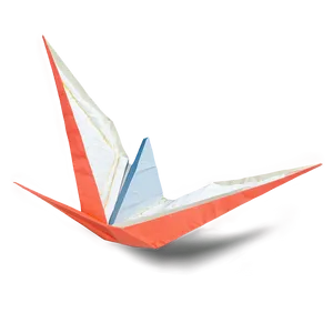 Paper Crane C PNG image