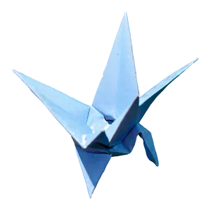 Paper Crane In Water PNG Amm