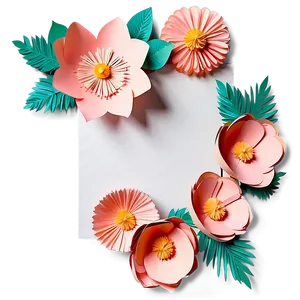 Paper Flower Backdrop PNG 31 PNG