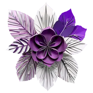Paper Flower Backdrop PNG Rpc72 PNG